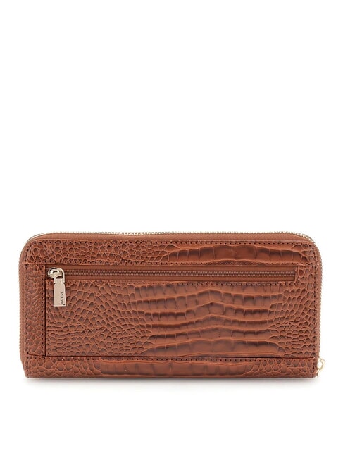 LAUREL Cocco Cartera con cremallera COGNAC - Carteras Mujer