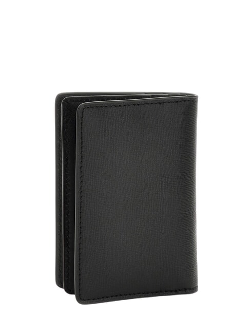 MILANO Tarjetero de cuero NEGRO - Carteras Hombre