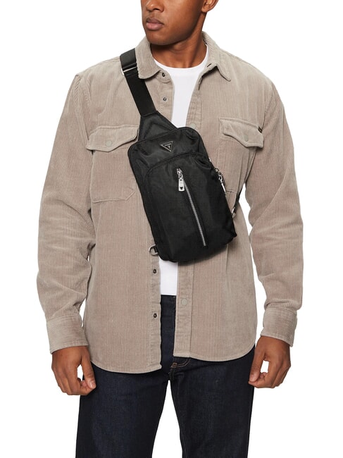 LUGANO Bolso de hombro NEGRO - Bandoleras Hombre