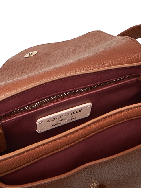 C-ME  Bolso de mano, con bandolera co&ntilde;ac - Bolsos Mujer