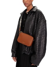 COCCINELLE TEBE Bolso bandolera en piel texturizada co&ntilde;ac - Bolsos Mujer - 4