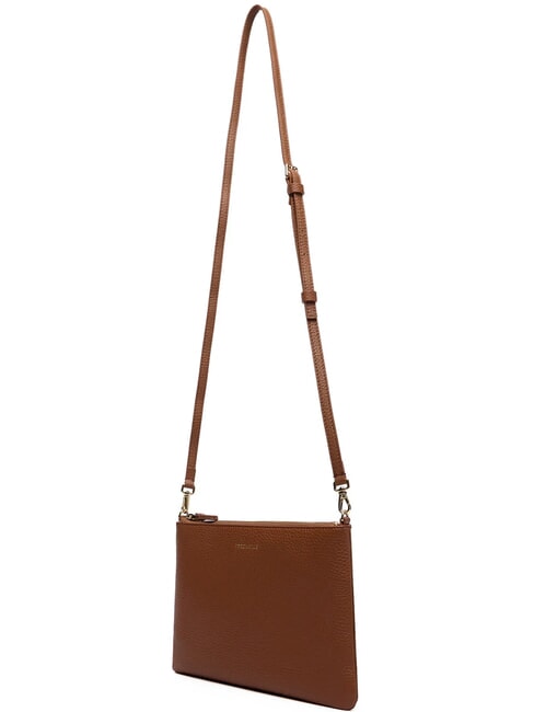 BEST CROSSBODY Minibolso de piel co&ntilde;ac - Bolsos Mujer