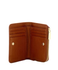 COCCINELLE METALLIC SOFT Cartera peque&ntilde;a de piel co&ntilde;ac - Carteras Mujer - 2