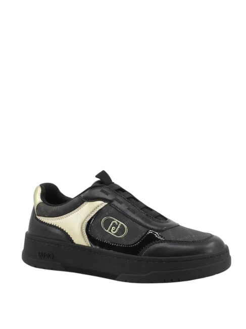 ME 05 Zapatillas negro/marr&oacute;n/dorado claro - Zapatos Mujer