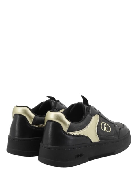ME 05 Zapatillas negro/marr&oacute;n/dorado claro - Zapatos Mujer