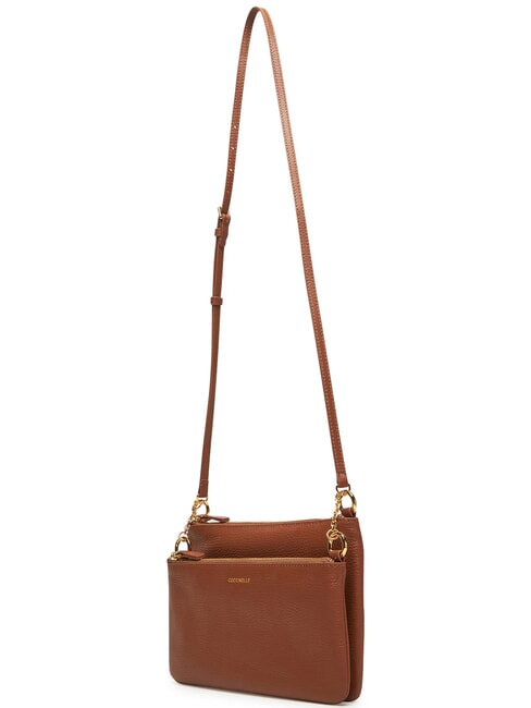 YVONNE Bolso de hombro, en piel coñac - Bolsos Mujer