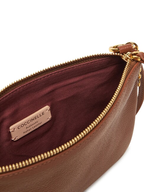 YVONNE Bolso de hombro, en piel coñac - Bolsos Mujer