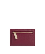 COCCINELLE METALLIC SOFT Cartera de cuero grosella - Carteras Mujer - 3