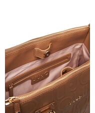 LIUJO MANHATTAN Bolso mediano tipo cartera con logotipo ante - Bolsos Mujer - 3