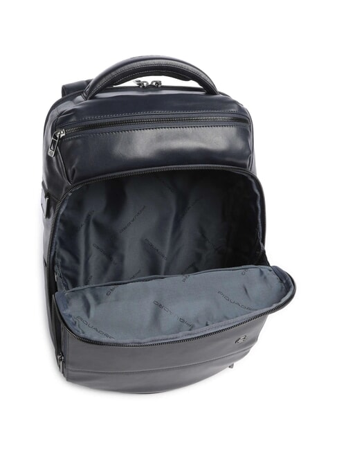 W136 Mochila para portátil de 14", en piel azul - Mochilas para portátil