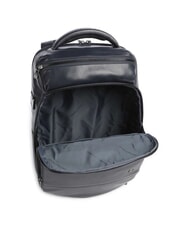 PIQUADRO W136 Mochila para portátil de 14", en piel azul - Mochilas para portátil - 4