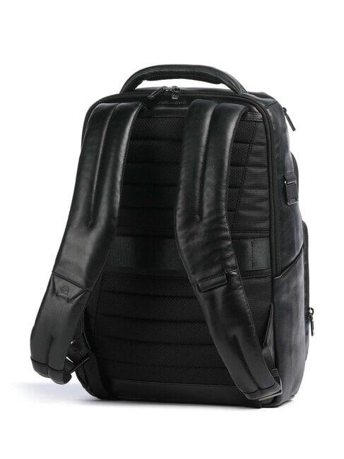 W136 Mochila para portátil de 14", en piel negro - Mochilas para portátil