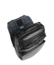 PIQUADRO W136 Mochila para portátil de 14", en piel negro - Mochilas para portátil - 3