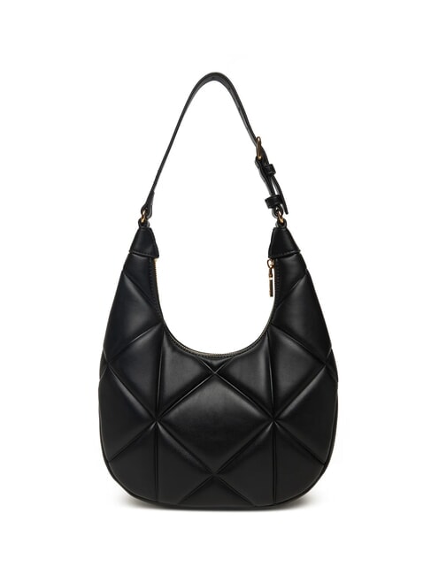 EMBOSSED Bolso de hombro tipo hobo negro - Bolsos Mujer