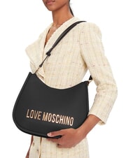 LOVE MOSCHINO BOLD LOVE  Bolso de hombro negro - Bolsos Mujer - 4
