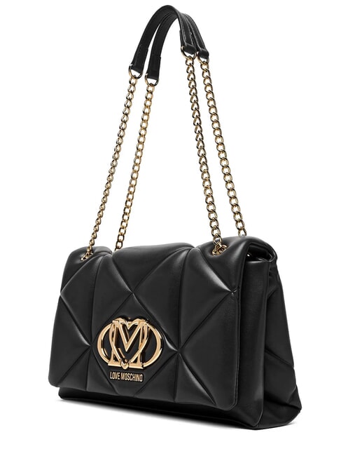 EMBOSSED Bolso de hombro / bandolera negro - Bolsos Mujer