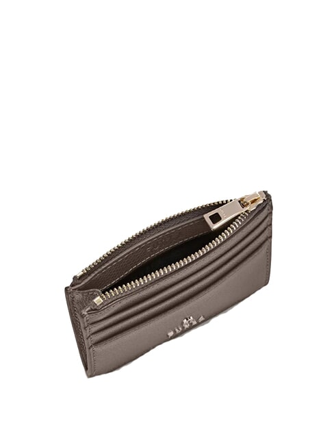 CAMELIA Tarjetero/monedero de piel gris urbano - Carteras Mujer