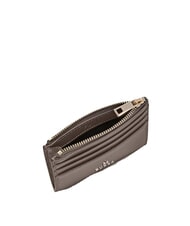 FURLA CAMELIA Tarjetero/monedero de piel gris urbano - Carteras Mujer - 3