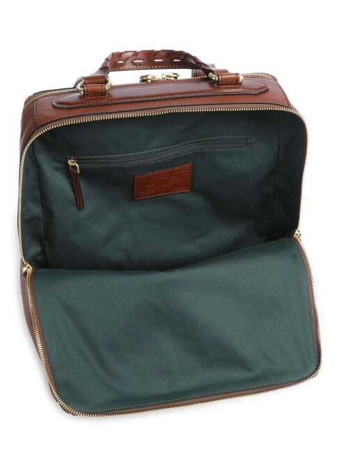 INES Mochila de cuero BROWN - Bolsos Mujer