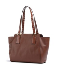 THE BRIDGE INES Bolso de compras de cuero BROWN - Bolsos Mujer - 2