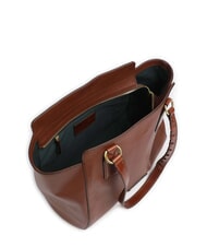 THE BRIDGE INES Bolso de compras de cuero BROWN - Bolsos Mujer - 3