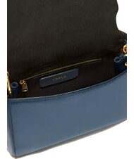 FURLA DOMUS  Mini bolso con bandolera azul grisáceo - Bolsos Mujer - 3