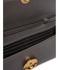 FURLA SFERA Mini bolso de hombro, en piel gris urbano - Bolsos Mujer - 3