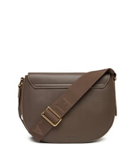 FURLA LOTUS Bolso de piel con bandolera con logotipo tonos caoba/caoba - Bolsos Mujer - 3