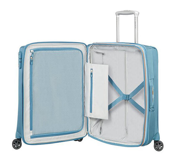 Trolley L&iacute;nea DUOSPHERE, equipaje de mano, ampliable azul niagara - Equipaje de mano
