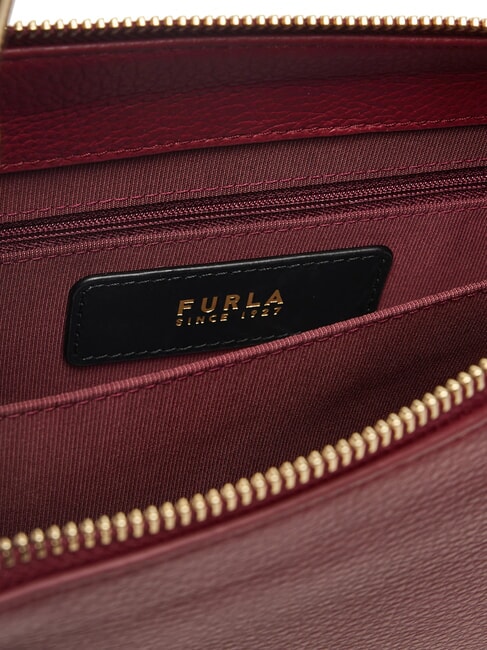 NUVOLA  Bolso bandolera, en piel. rubí - Bolsos Mujer