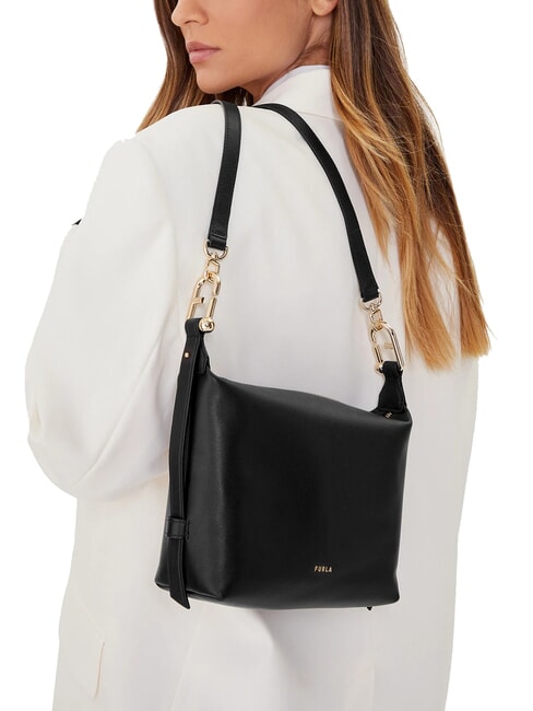 TONIE  Mini bolso de hombro, en piel negro - Bolsos Mujer