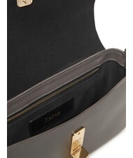 FURLA IRIDE  Bolso de hombro, de piel gris urbano - Bolsos Mujer - 4