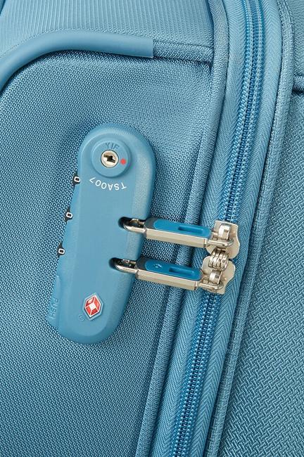 Trolley L&iacute;nea DUOSPHERE, equipaje de mano, ampliable azul niagara - Equipaje de mano