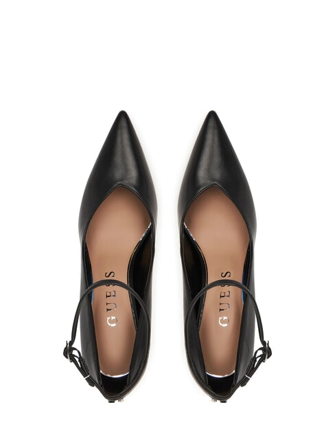 NAPRIL  Zapatos de tac&oacute;n alto de piel de 9 cm NEGRO - Zapatos Mujer