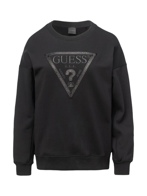 TRIANGLE GLITTER  Sudadera de algodón jetbla - Sudaderas de mujer