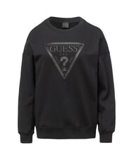 GUESS TRIANGLE GLITTER  Sudadera de algodón jetbla - Sudaderas de mujer - 3