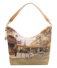 YNOT YESBAG Bolso de hombro tipo hobo velo paris - Bolsos Mujer - 4