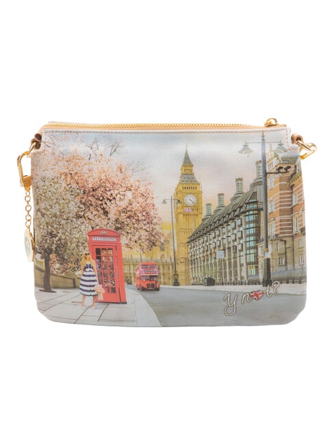 YESBAG Bolso de hombro mediano Rosa inglesa - Bolsos Mujer