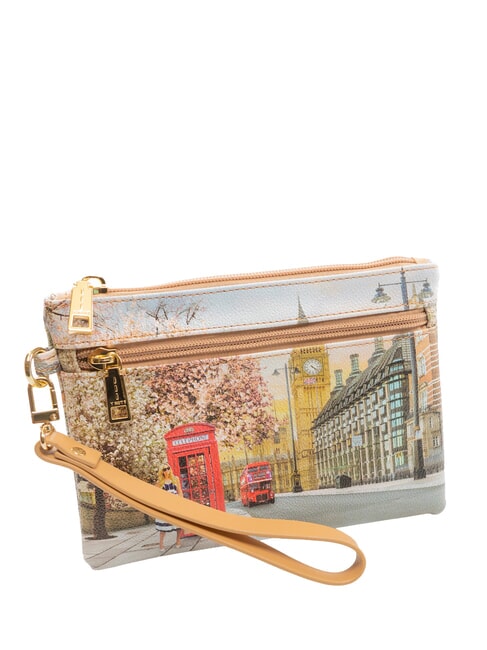 YESBAG SPECIAL  Bolso de mano plano con puño Rosa inglesa - Bolsos Mujer