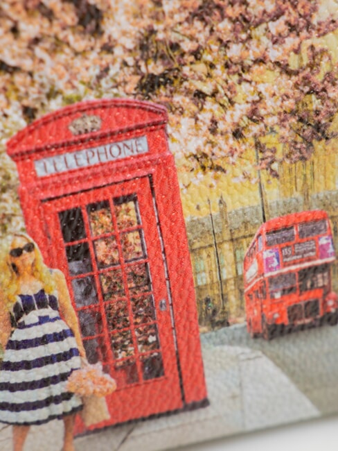 YESBAG SPECIAL  Bolso de mano plano con puño Rosa inglesa - Bolsos Mujer