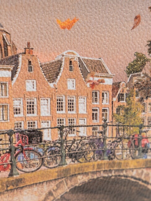 YESBAG Bolso de mano mediano con puño río de otoño - Bolsos Mujer