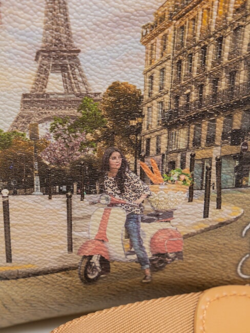 YESBAG Bolso de hombro plano velo paris - Bolsos Mujer