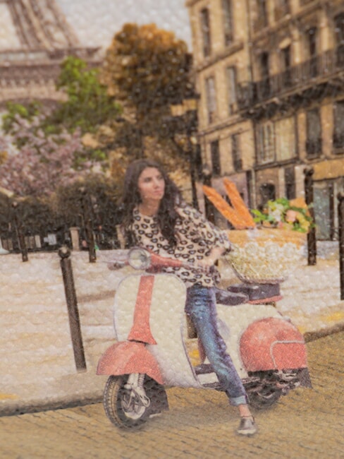 YESBAG  Bolso de hombro tipo clutch velo paris - Bolsos Mujer