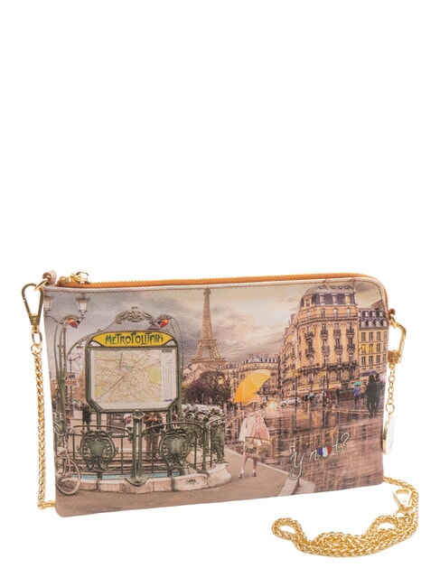 YESBAG Clutch Bolso de mano con bandolera Metro de París - Bolsos Mujer