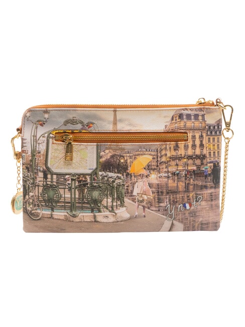 YESBAG Clutch Bolso de mano con bandolera Metro de París - Bolsos Mujer