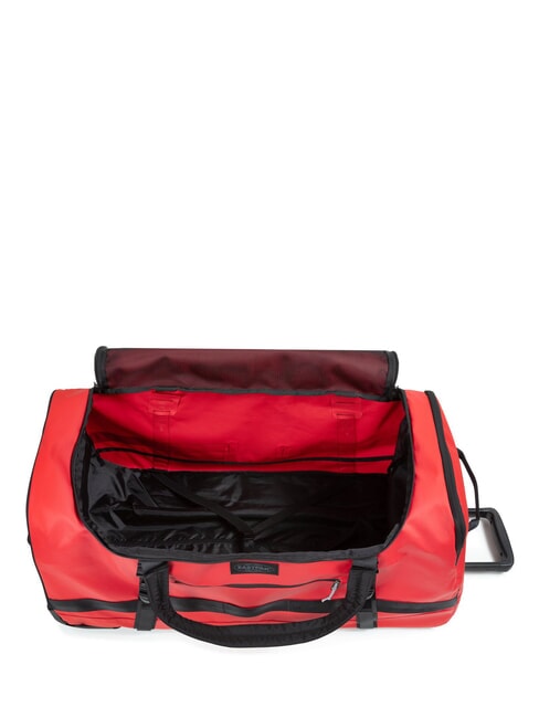 DUFFEL PACK WHEEL M Bolsa de lona mediana con ruedas y repelente al agua lona roja - Trolley Semirrígidos