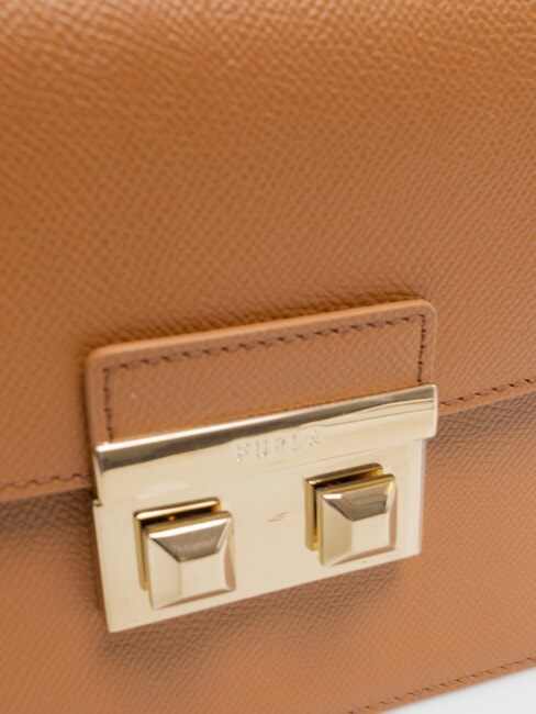 BELLA Bolso pequeño de piel St Andrómeda brandy - Bolsos Mujer