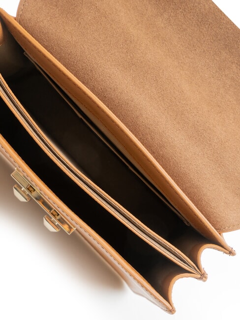 BELLA Bolso pequeño de piel St Andrómeda brandy - Bolsos Mujer