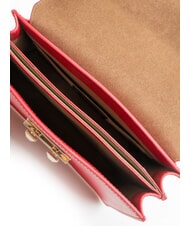 FURLA BELLA Bolso pequeño de piel St Andrómeda rojo veneciano - Bolsos Mujer - 5