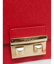 FURLA BELLA  Mini bolso bandolera, en piel. rojo veneciano - Bolsos Mujer - 3